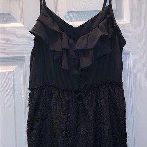 Black lace dress